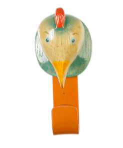 Holzkleiderhaken Papagei (klein)