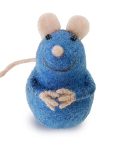 Maus groß (blau)