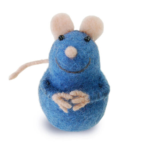 Maus groß (blau)