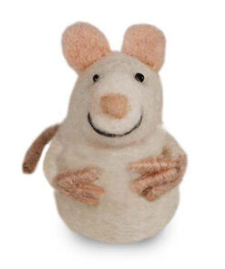 Maus groß (weiß)